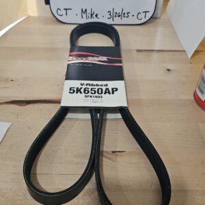 Roadmax 5K650AP Quality U.S.A Made Serpentine Automotive V-Ribbed Belt