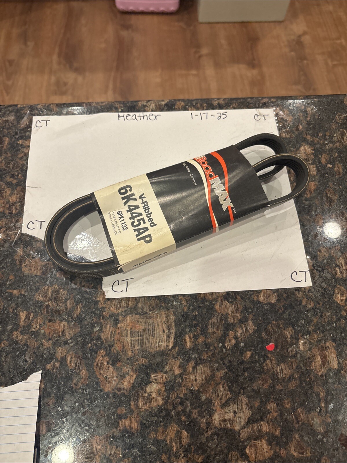 Roadmax 6K445AP V-Ribbed Serpentine Belt