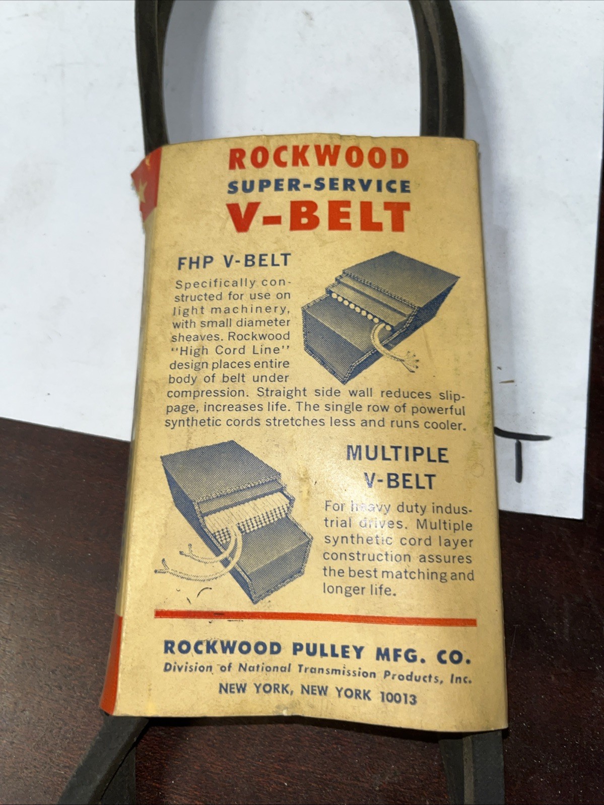 Rockwood V Belt 3L580 - Image 4