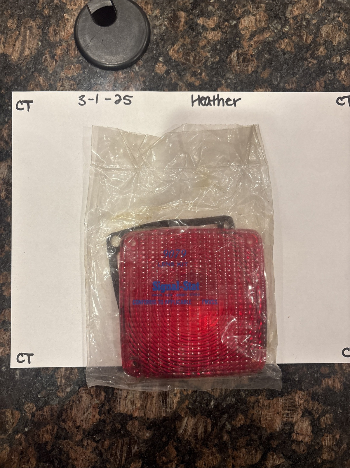 SIGNAL STAT 9079 RED Rear DOT LENS KIT