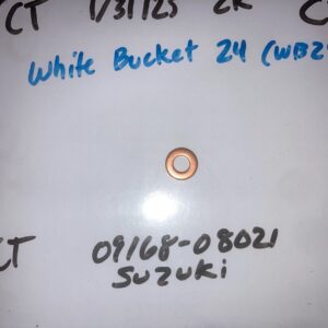 SUZUKI 09168-08021 GASKET 8.5x17x2 1985-2021 Models (sold Single/Out Of Bag)