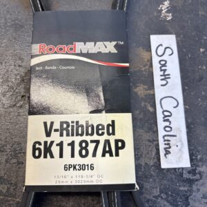 Serpentine Belt-Automotive V-Ribbed Belt (Standard) Roadmax 6K1187AP
