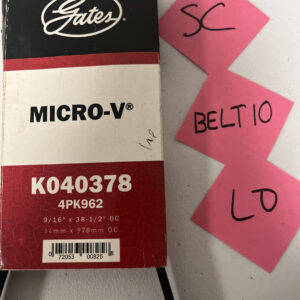 Serpentine Belt-Premium OE Micro-V Belt Gates K040378