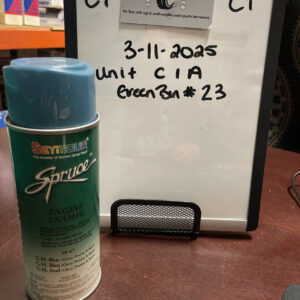 Spruce Fast Drying Engine Enamel, G.M Blue T19A