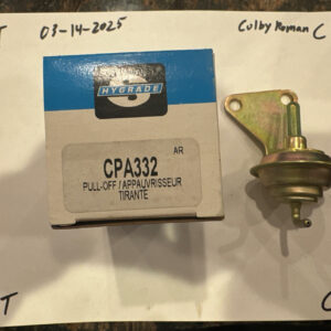 Standard Hygrade Carburetor Choke Pull Off Assembly CPA332 For 1984-86 Chevy GMC