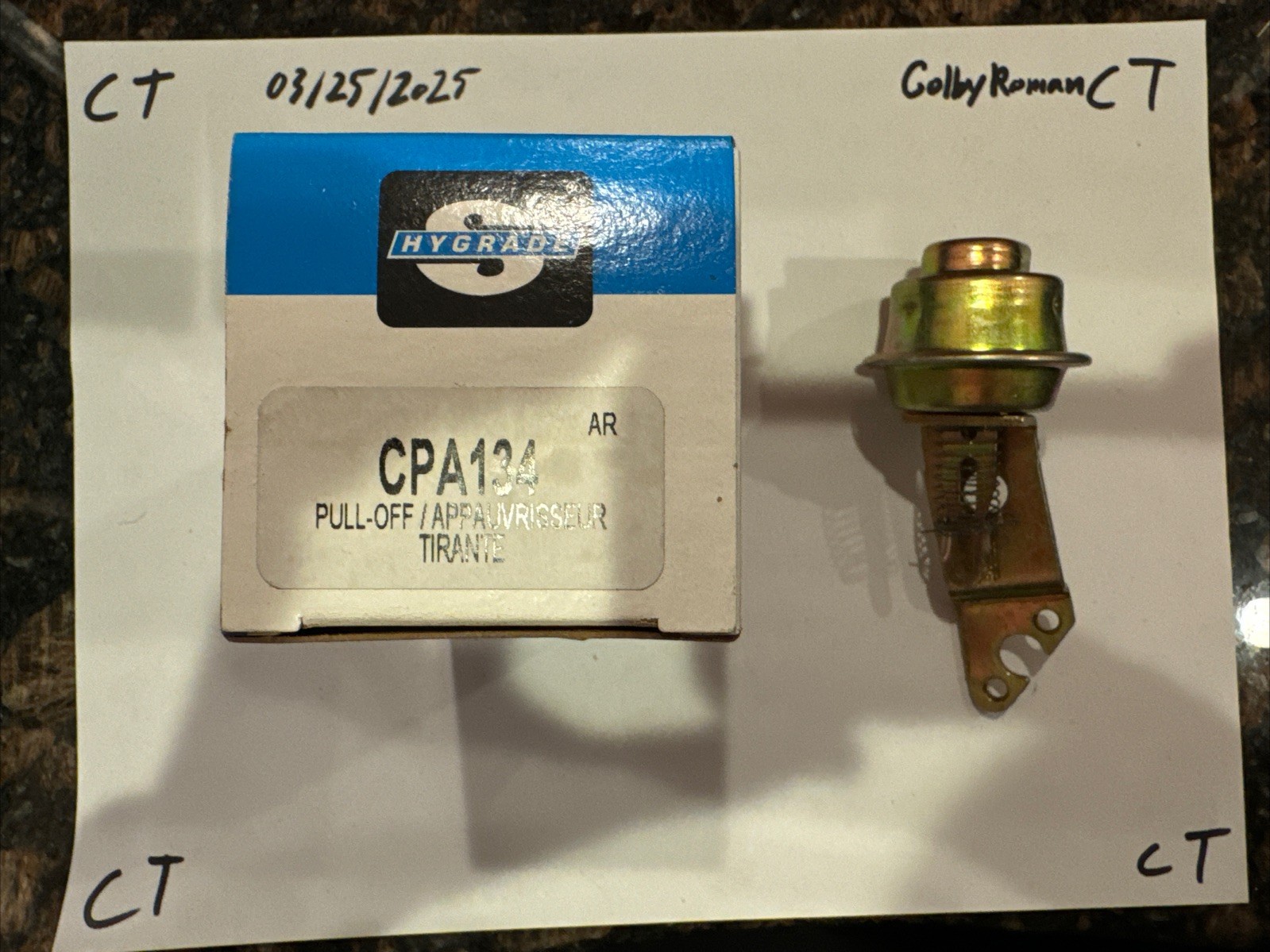 Standard Hygrade Choke Pull-Off Assembly CPA134 - Image 3