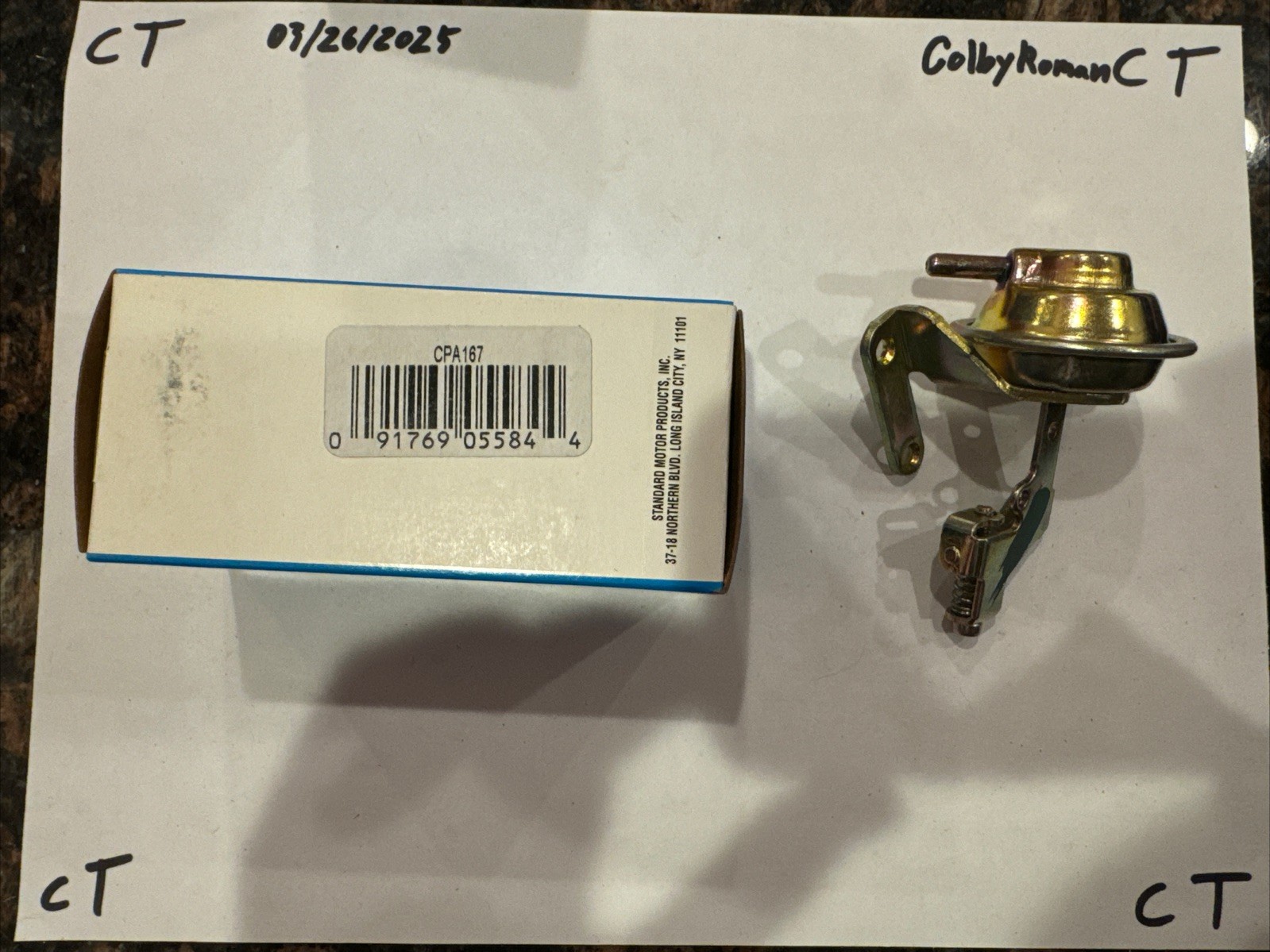 Standard Hygrade Professional Quality Automotive Parts Pull-Off CPA165 - Image 3