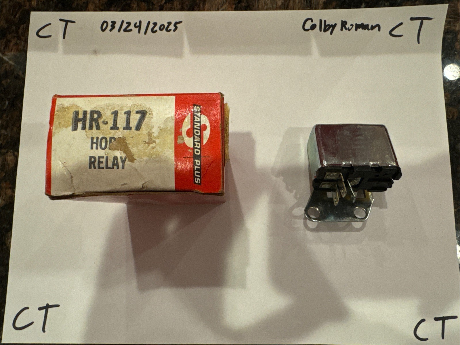 Standard Ignition Horn Relay HR-117 | High-Quality Auto Part, Universal Fit