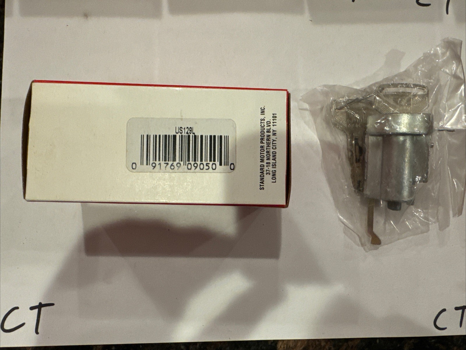 Standard Ignition Ignition Lock Cylinder for 1980-1983 Corolla US-129L - Image 4