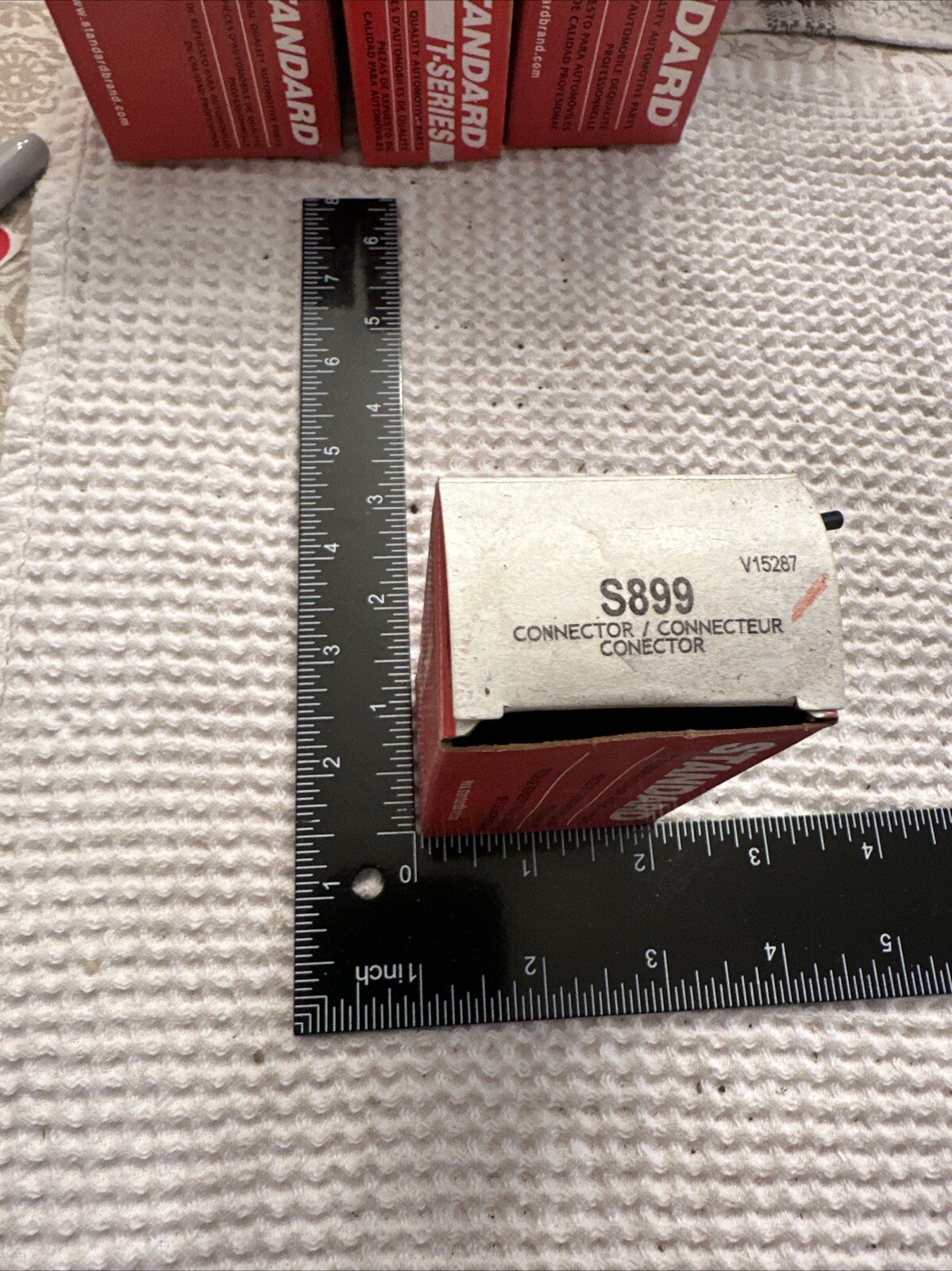 Standard S899 Headlight Connector NOS