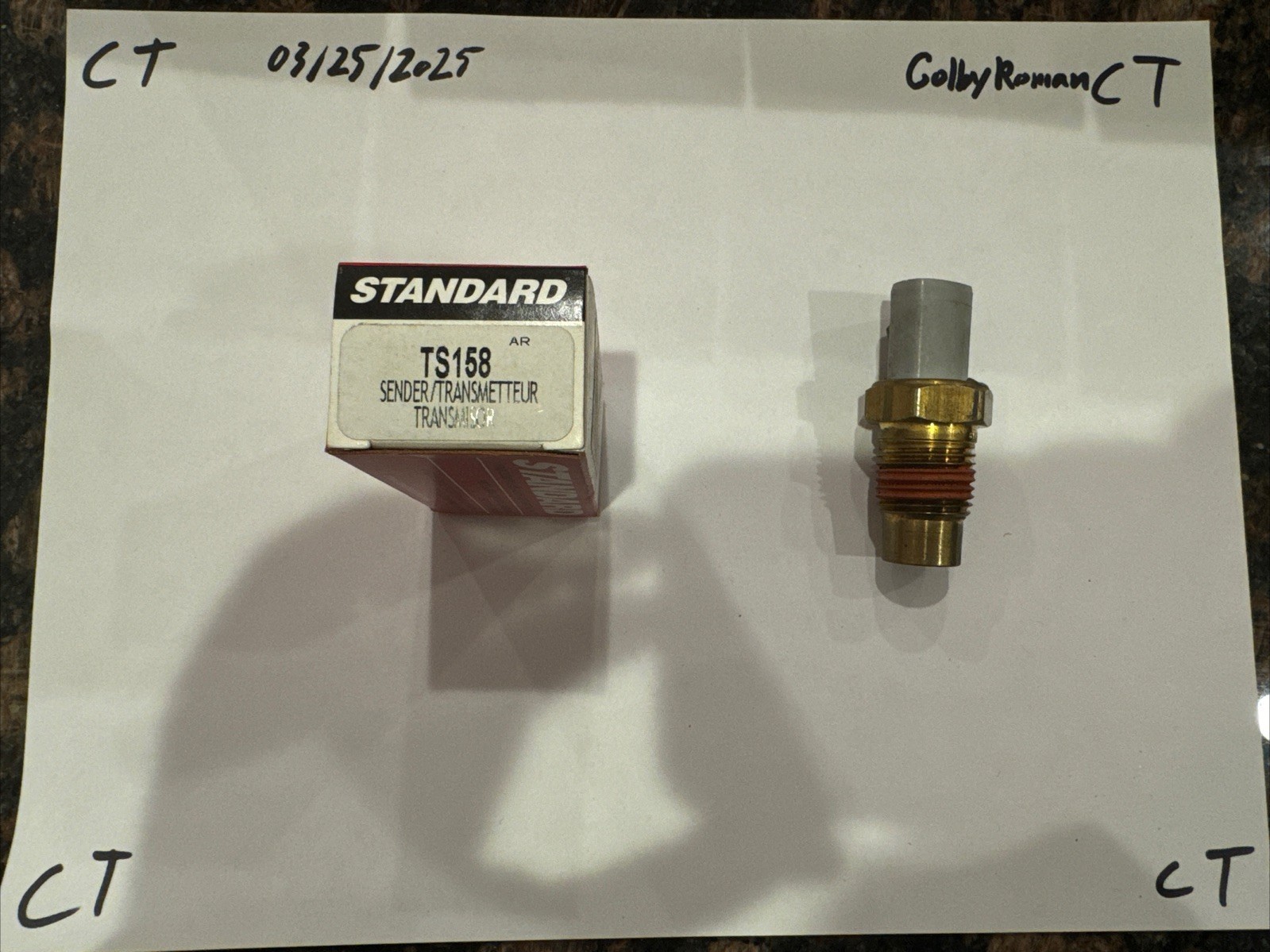 Standard TS158 Reman Engine Cooling Fan Switch - Image 3