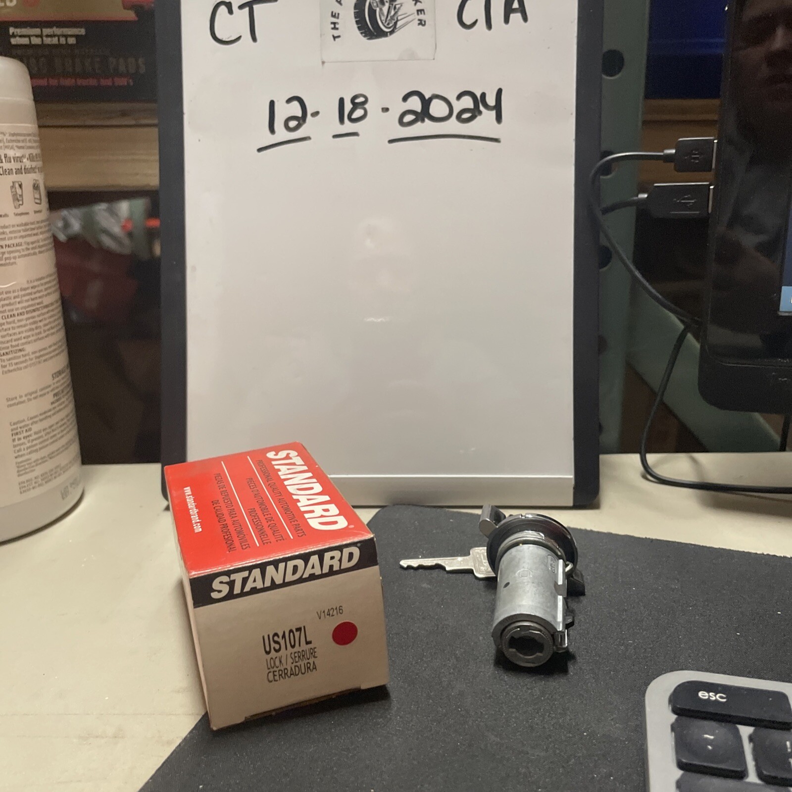 Standard US107L Ignition Lock Cylinder Auto Trans 🔥🔥