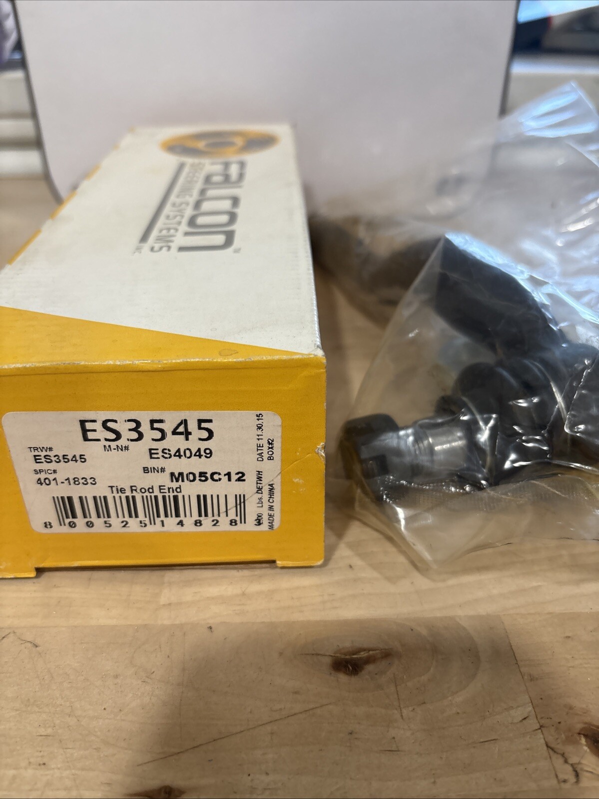 Steering Tie Rod End Falcon/Moog ES3546 fits 95-04 Toyota Tacoma - Image 3