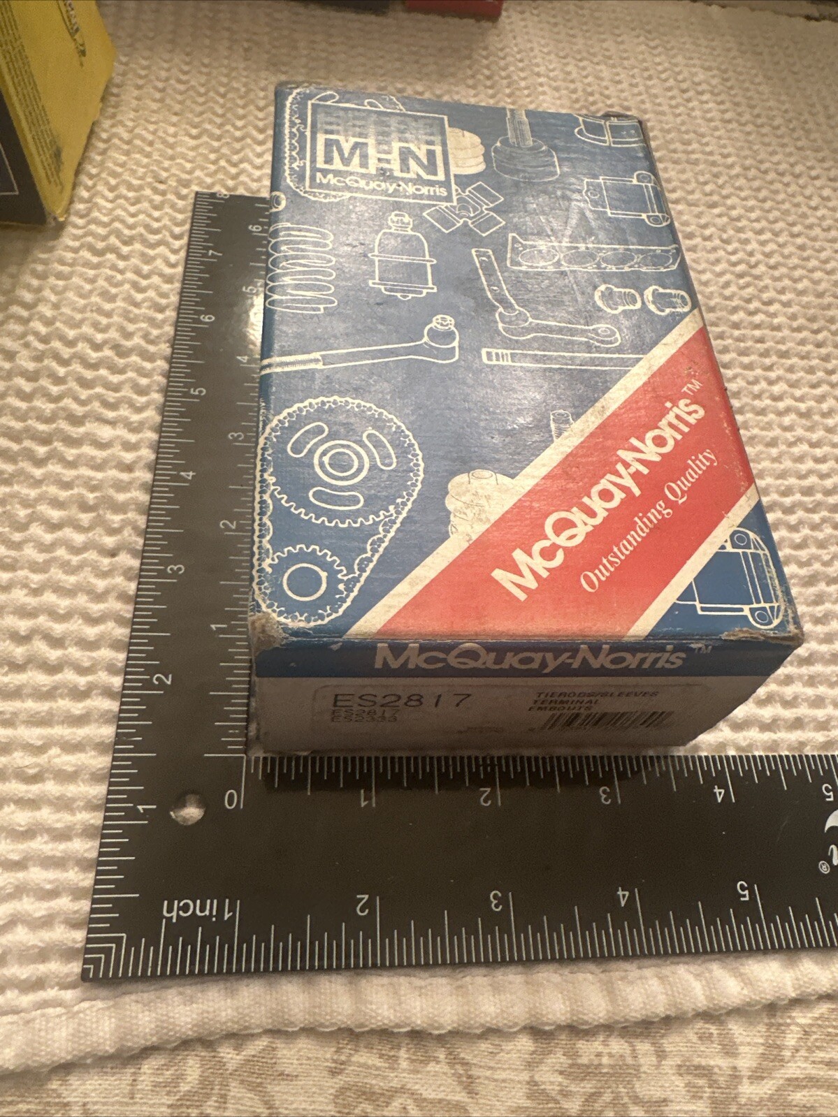 Steering Tie Rod End Front Outer Mcquay Norris ES2817 - Image 3
