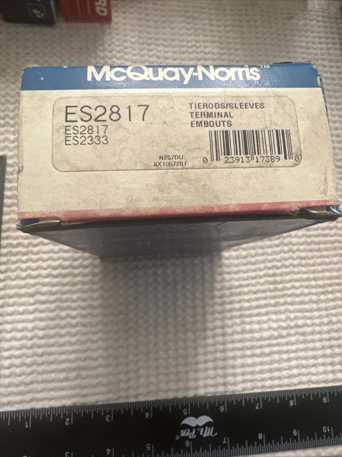 Steering Tie Rod End Front Outer Mcquay Norris ES2817