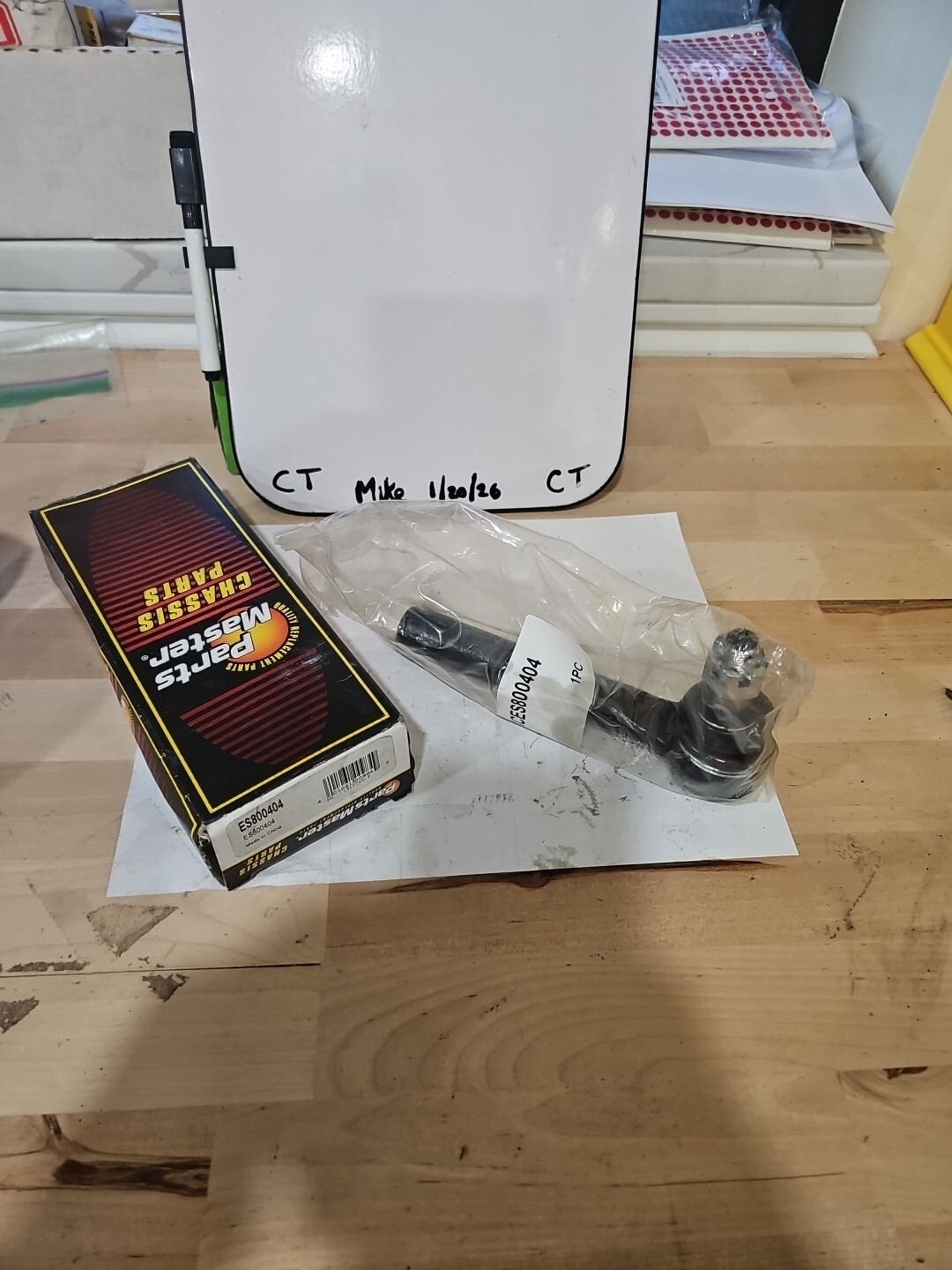 Steering Tie Rod End Parts Master ES800404 fits 2004 Nissan Quest - Image 3