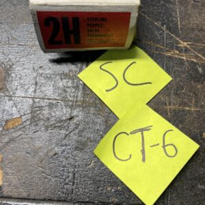 Sterling 2h Poppet Valve Thermostat Nos In Box High Temp 180 Degrees