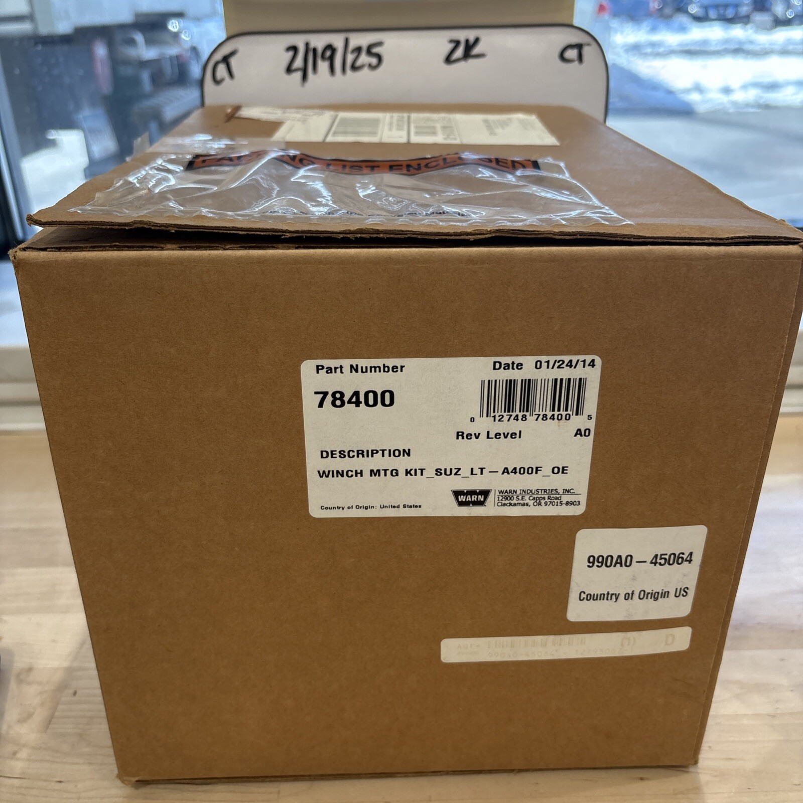 Suzuki OEM KQ4 Winch Mount Kit King Quad LTA400 LT-A400F 990A0-45064 Warn 78400 - Image 4