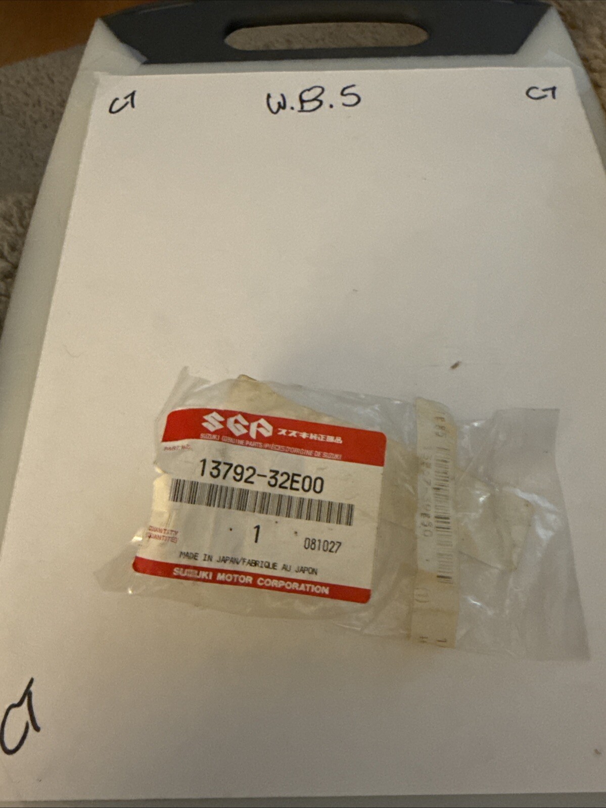 Suzuki OEM Part 13792-32E00 STOPPER