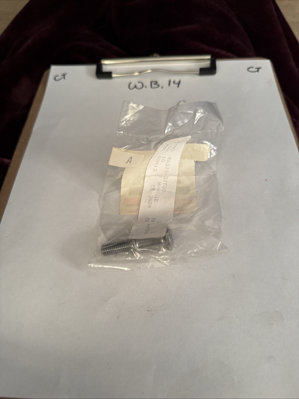 Suzuki OEM Part 46315-31F00 HOOK, SEAT RAIL - Image 3