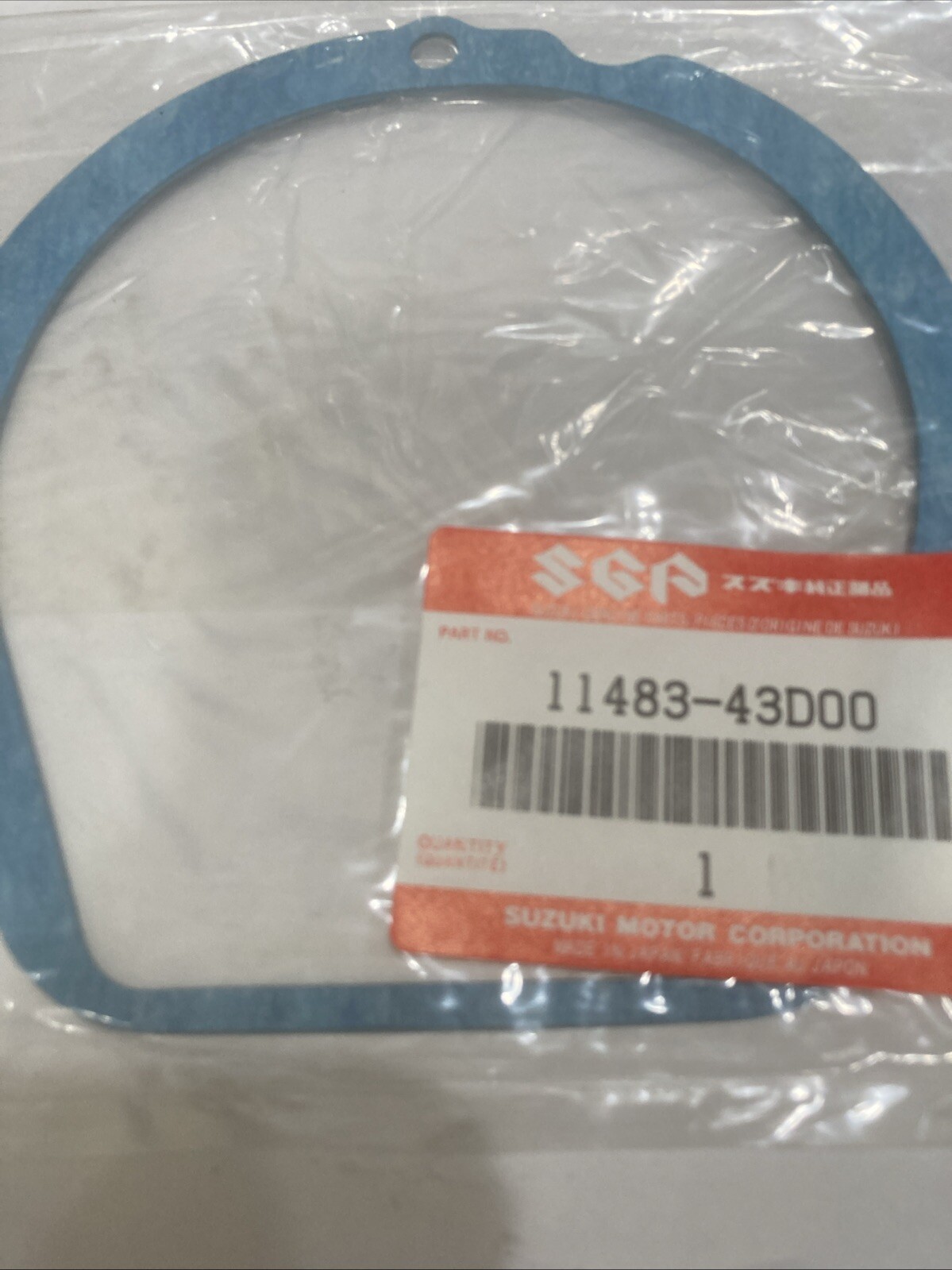 Suzuki RM125 OEM Left Crankcase Magneto Cover Gasket 11483-43D00 - Image 3