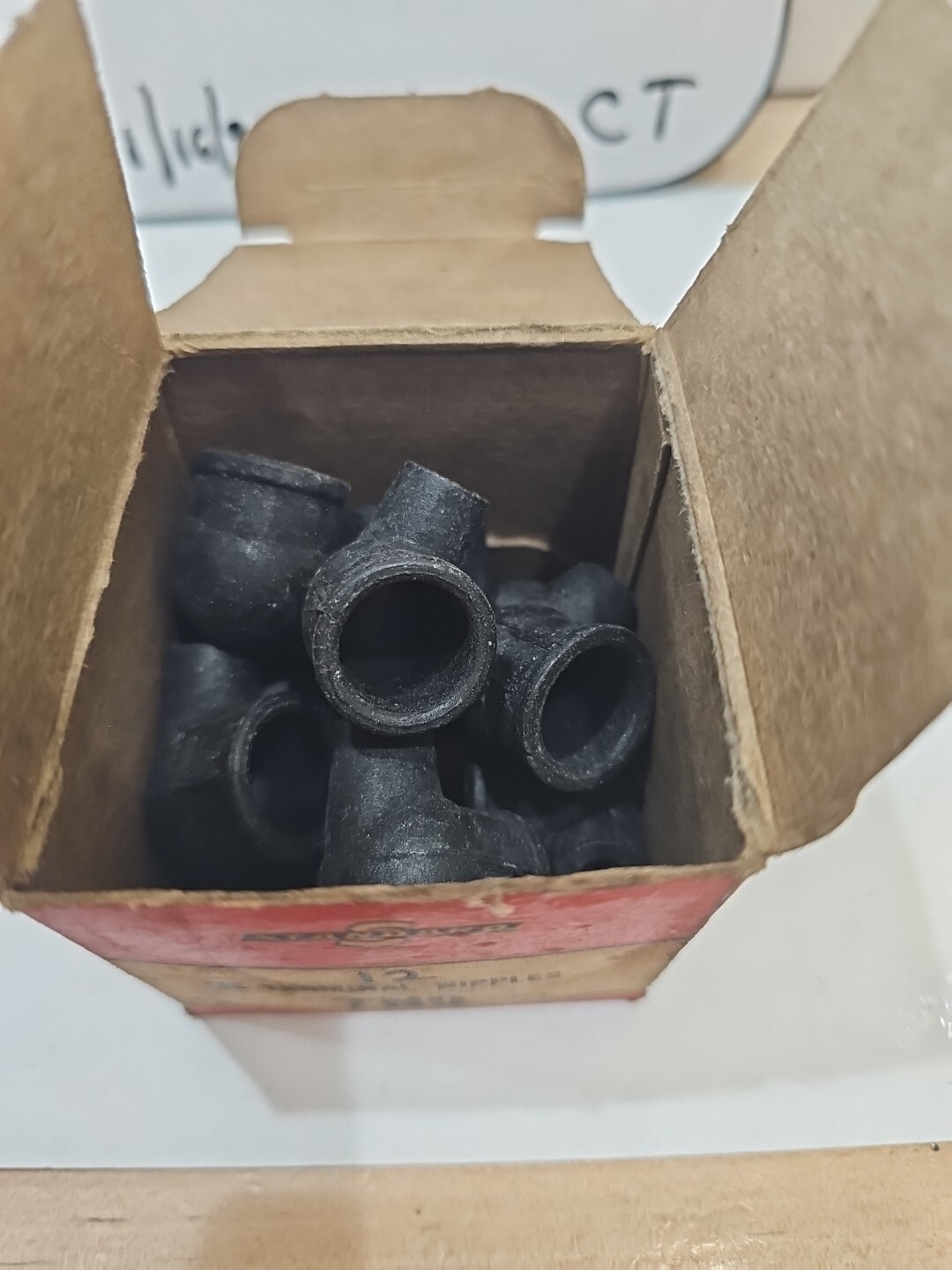 TN9 STANDARD PLUS NOS GENUINE TERMINAL NIPPLES - 1 Package Of 12 - Image 3