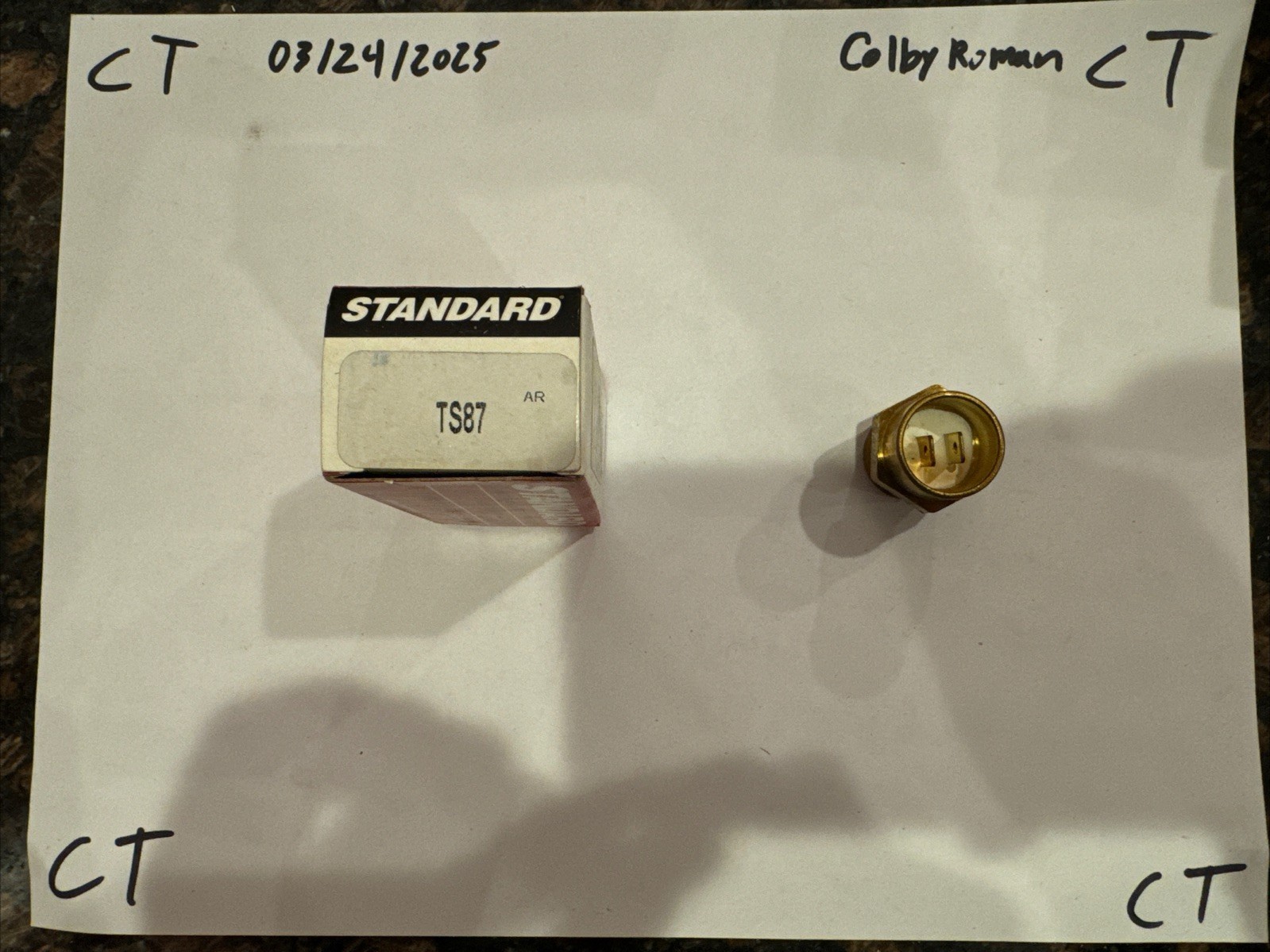 TS-87 Fan Switch for Chevy Suburban Ram Van Le Baron Chevrolet V2500 Dodge Omni