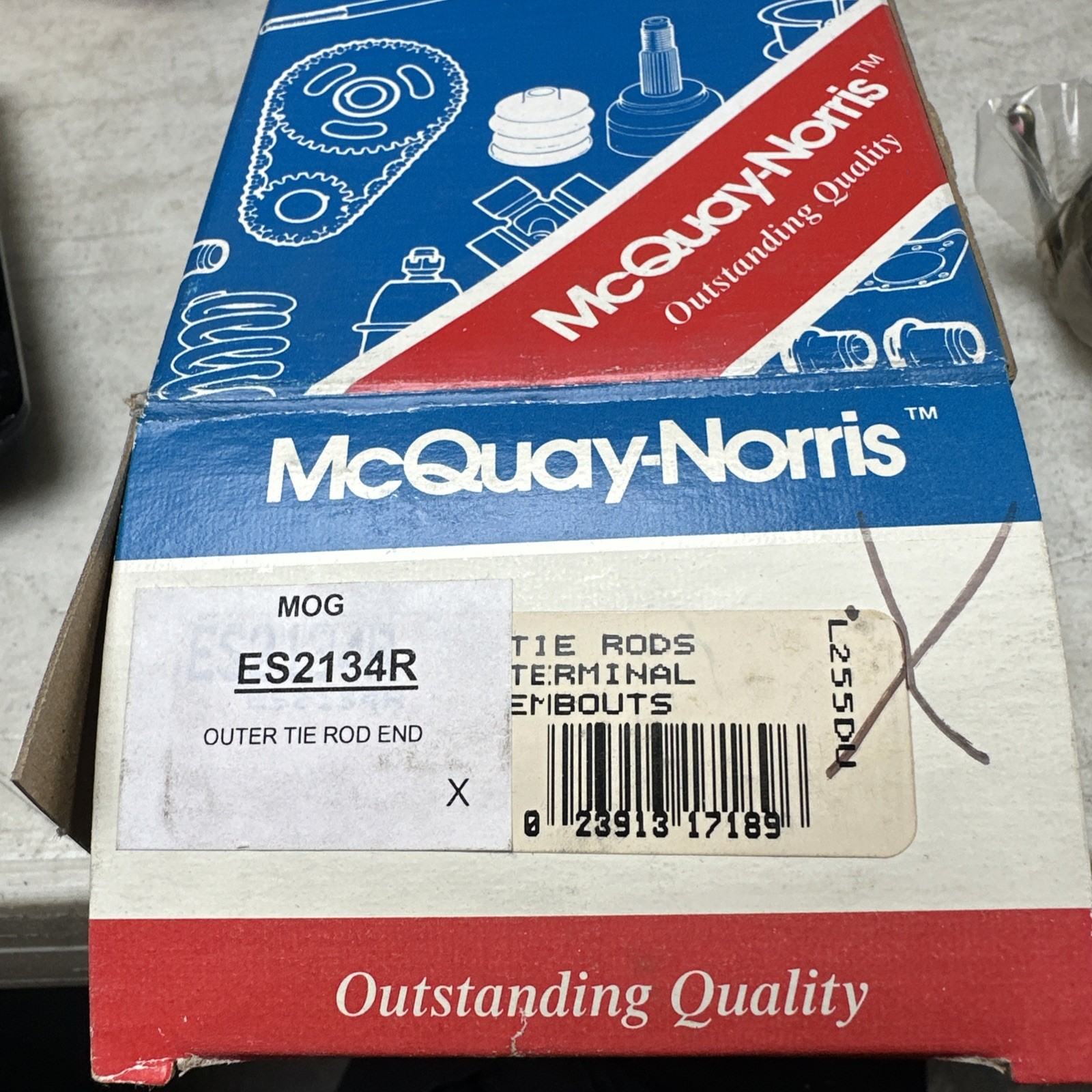 Tie Rod End Mog ES2134R fits Nissan 1979-83 NOS - Image 3