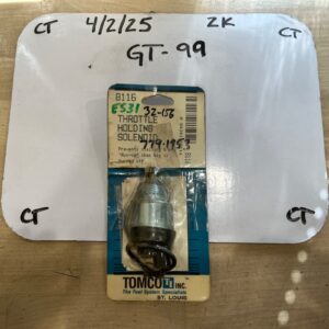 Tomco 8116 Carburetor Fuel Bowl Vent Solenoid For 1971-1978 GM Rochester 2/4-BBL