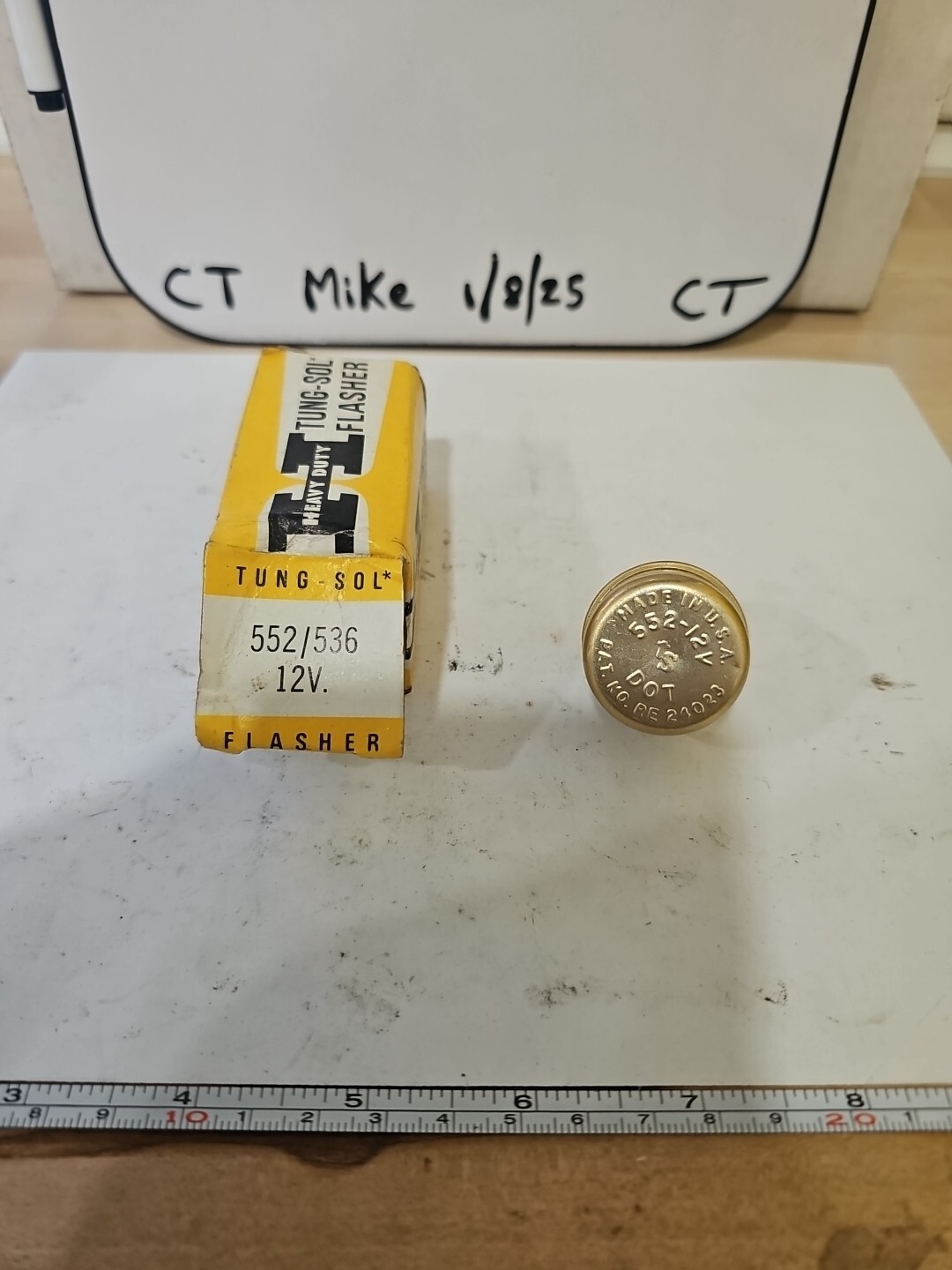 Tung-Sol Flasher 552 / 536 Flasher Relay12v NOS Wagner made in USA