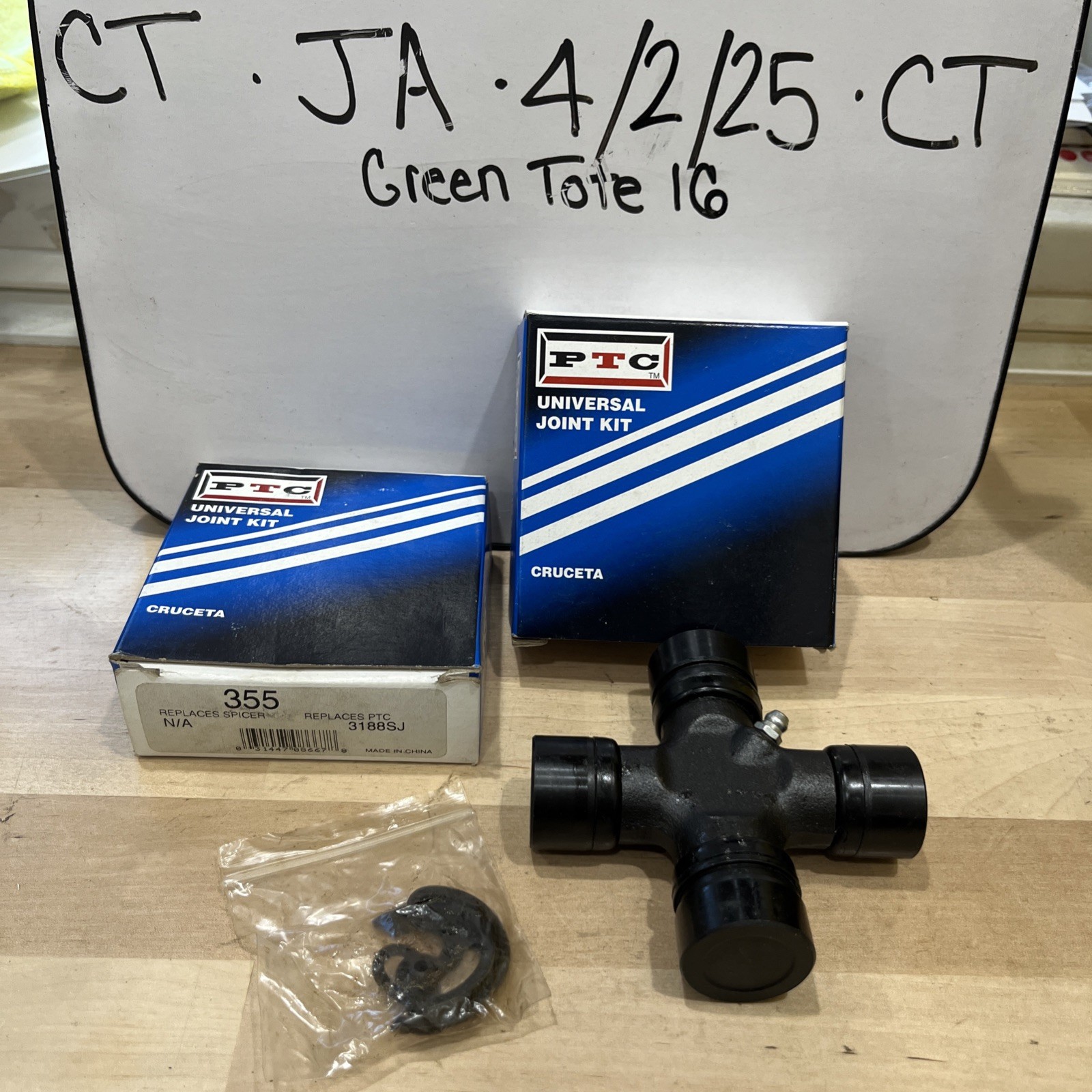 Universal Joint PTC PT355 - Replaces 3188SJ