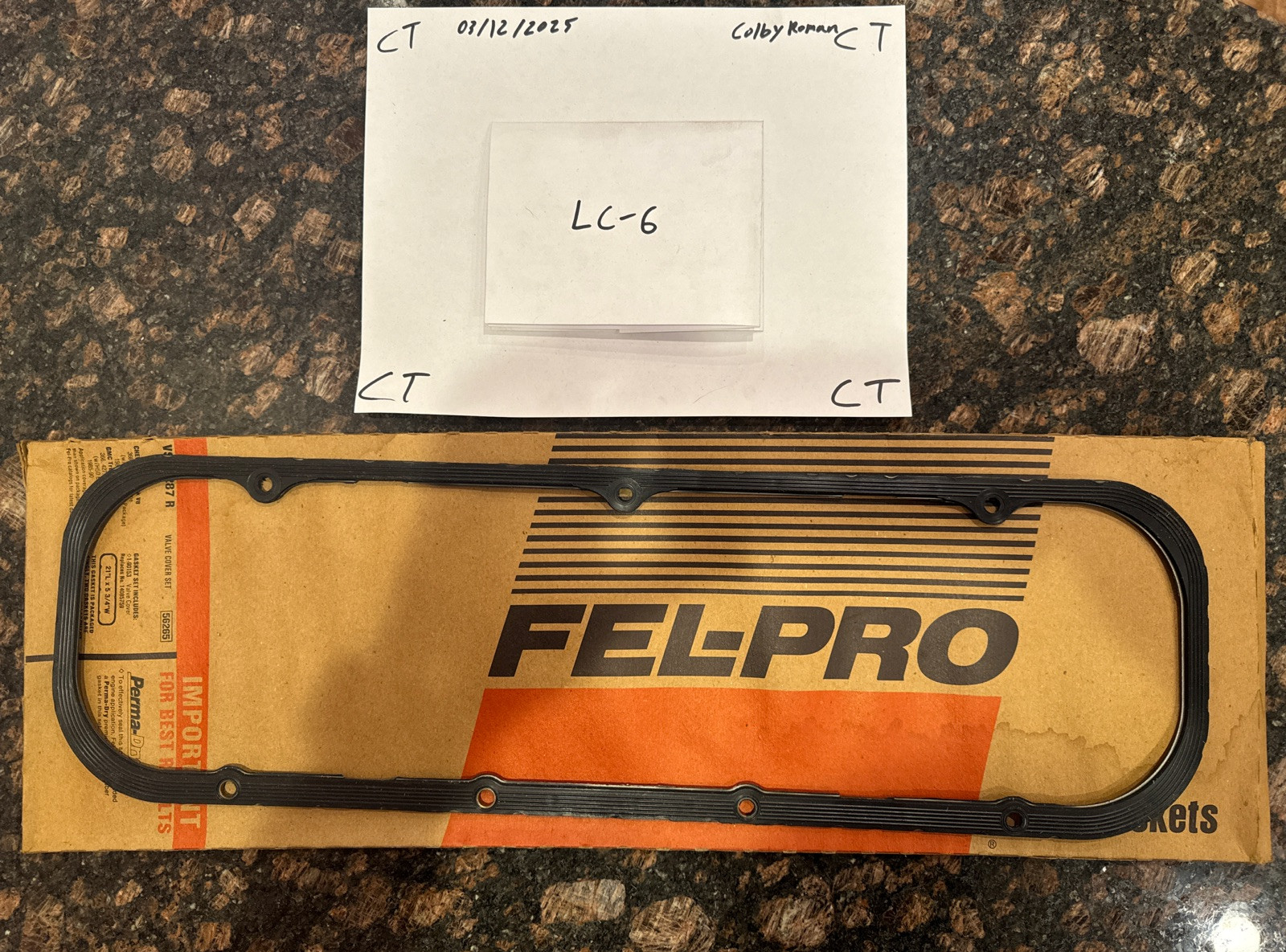 VS 50287 R Fel-Pro Engine Valve Cover Gasket Fel-Pro VS 50287 R