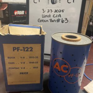 Vintage AC Triple Trapper Oil Filter PF-122