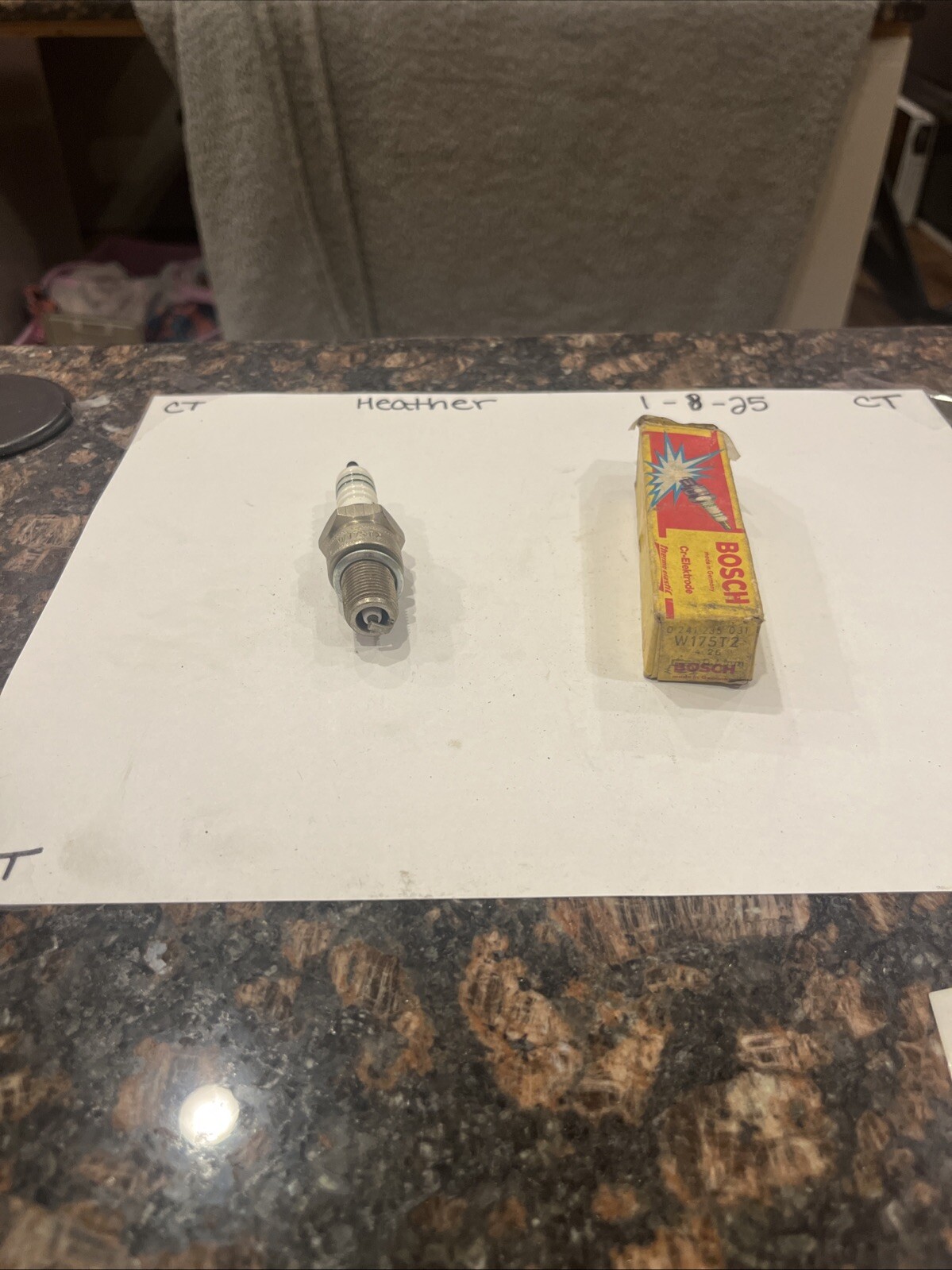 Vintage Bosch Spark Plug W175T2