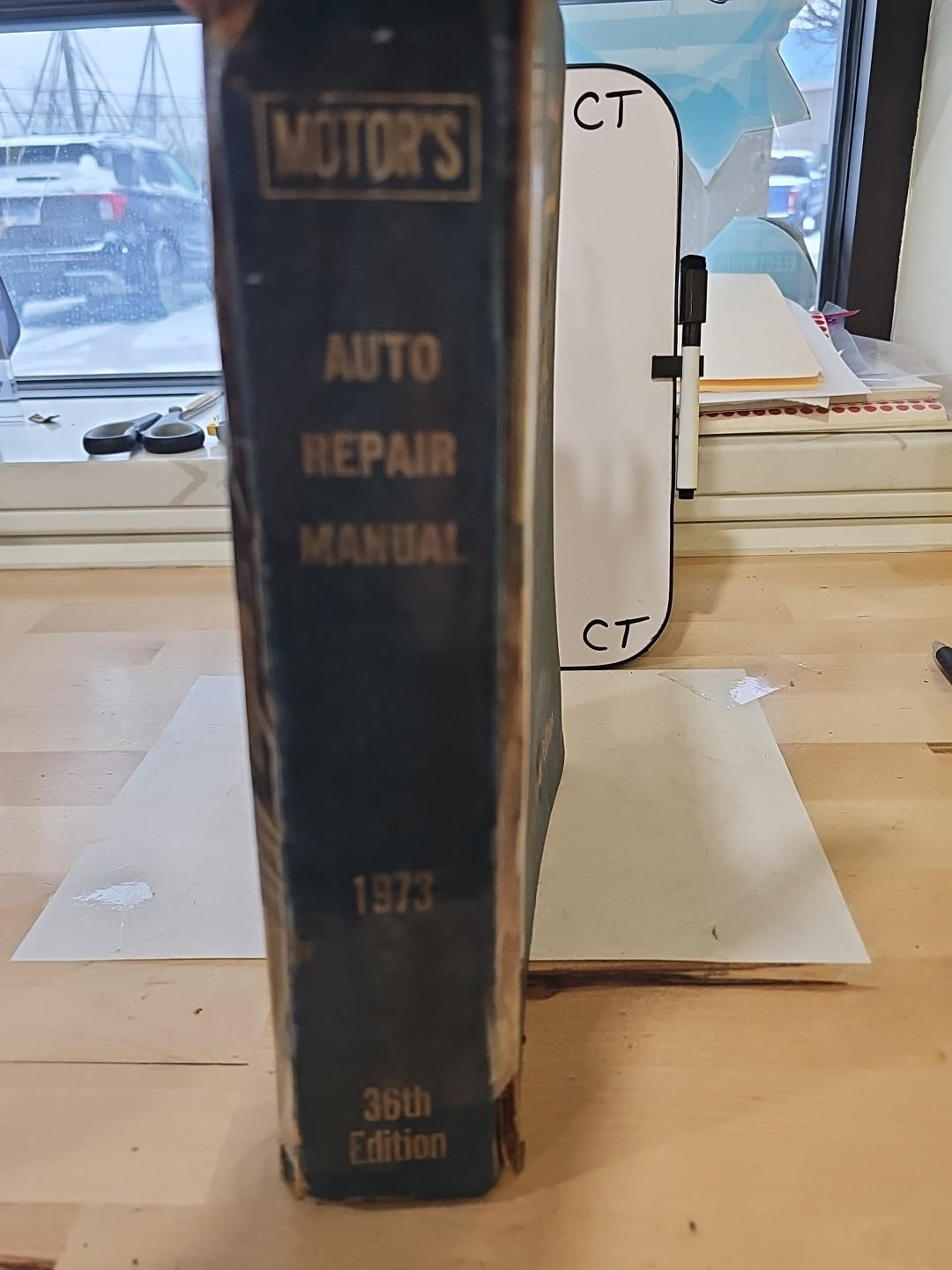 Vintage MOTOR’S AUTO REPAIR MANUAL 1973 36th edition First Printing Hardcover - Image 3