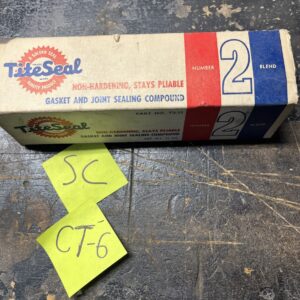 Vintage Tite Seal Gasket And  Joint Sealing Compound, Number 2 Blend, NOS