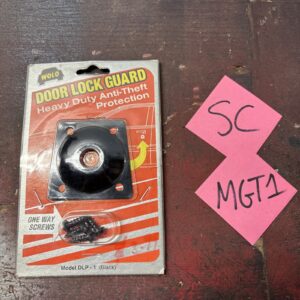 Vintage WOLO Door Lock Guard DLP-1 Black