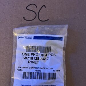 W718128S417 - RIVET - Ford- 4 PCS