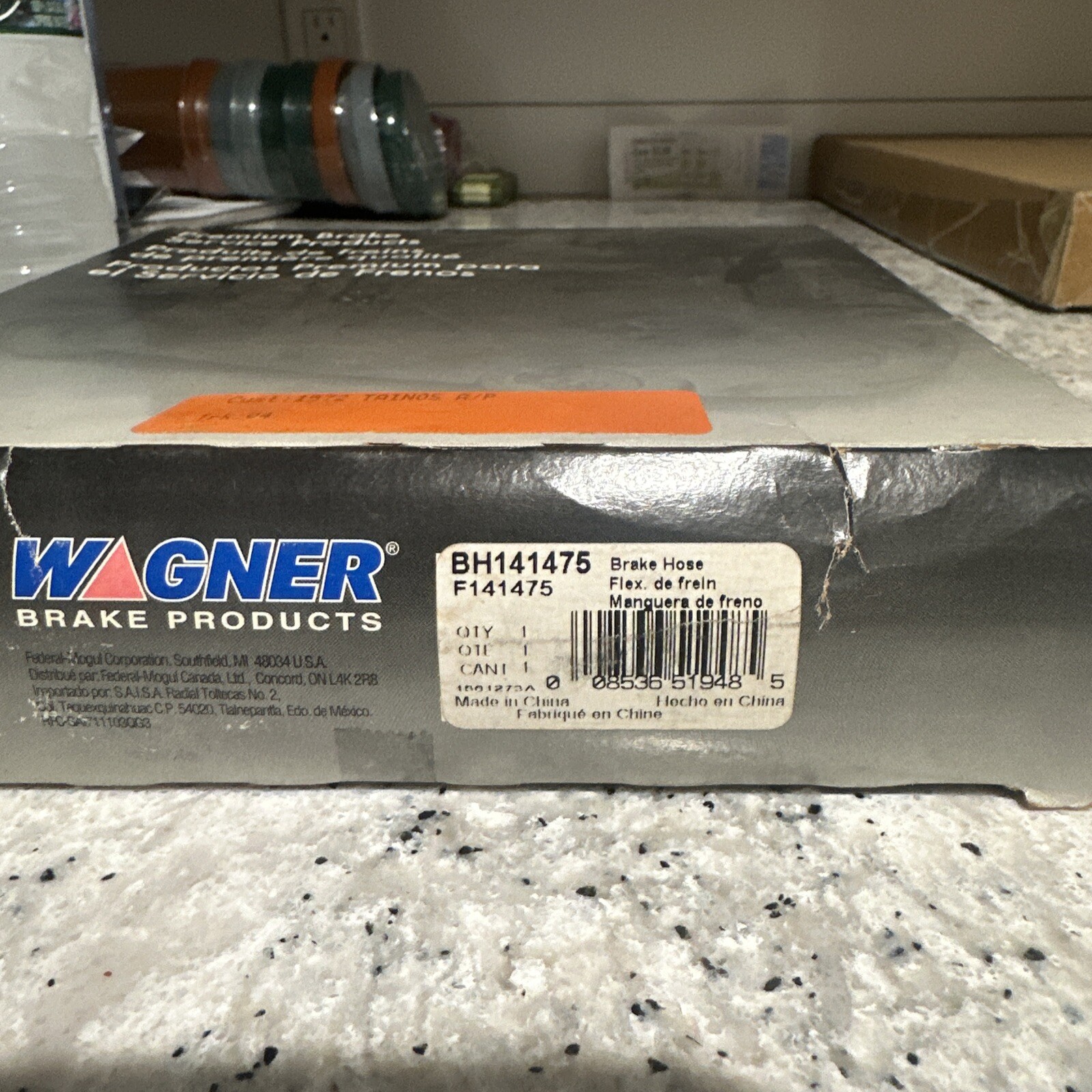 WAGNER BRAKE HOSE BH141475 NOS - Image 3