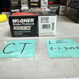 WAGNER SX249 SevereDuty; Semi-Metallic; Includes Installation Hardware