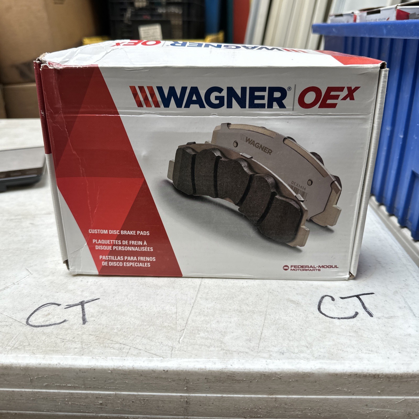 Wagner OEX1640B Premium Ceramic Front Disc Brake Pad Set Fits Chrysler 200 15-17
