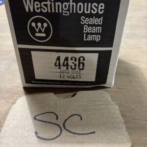 Westinghouse Sealed Beam Lamp 4436 Auto Spot 12 Volt
