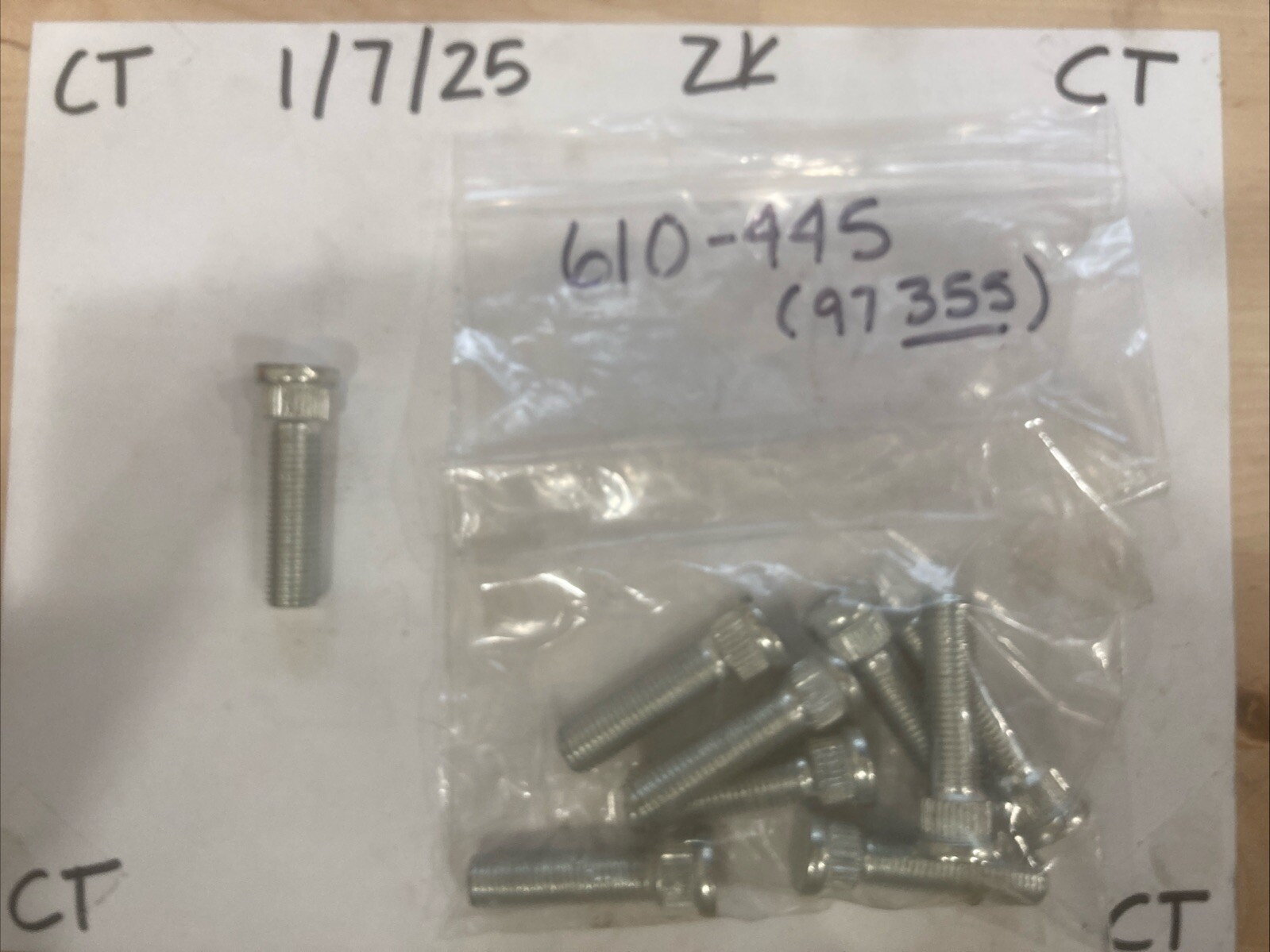 Wheel Lug Stud-Stud/Bolt Dorman 610-445 (SOLD INDIVIDUALLY)