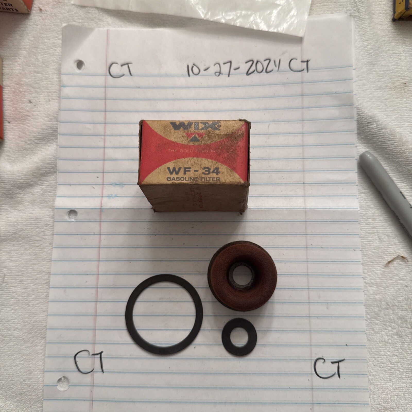 Wix We-34 Gasoline Filter