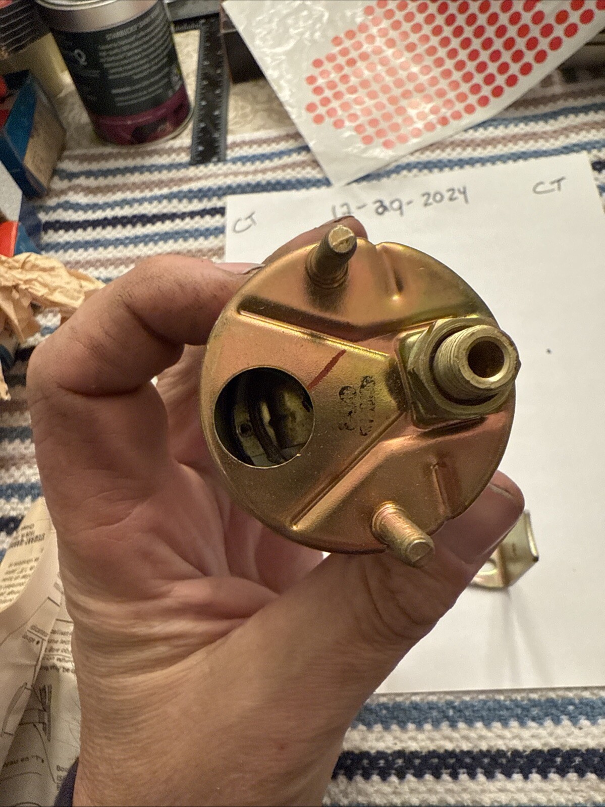 stewart warner 82710 air pressure gauge - Image 7