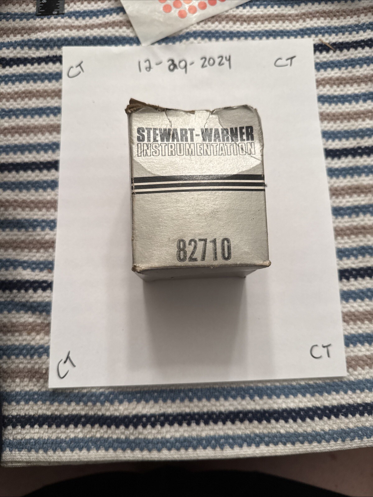 stewart warner 82710 air pressure gauge