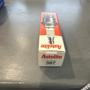 vintage autolite spark plugs in box number 567 (1) Spark plug