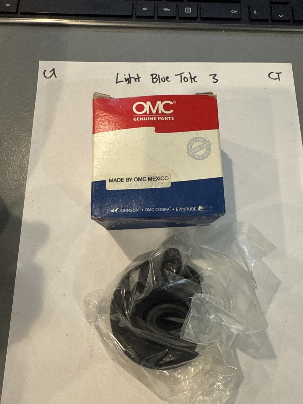 0176724 176724 OMC Evinrude Johnson Outboard Oil Return Kit - Image 3