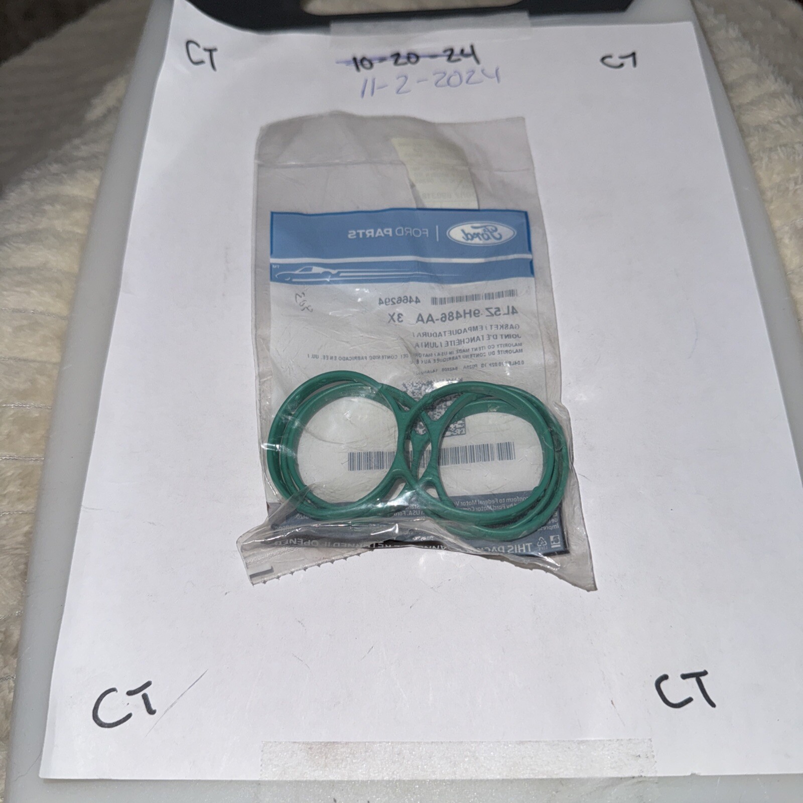 04-08 Ranger 3.0L Intake Manifold Upper Gaskets 4L5Z-9H486-AA OEM New Pack of 3 - Image 3