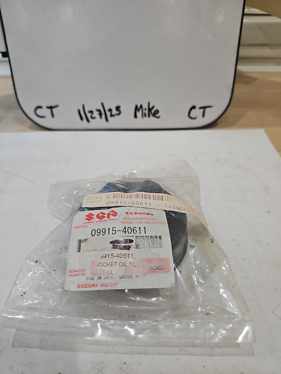 09915-40611 SUZUKI OEM OIL FILTER SOCKET WRENCH MOTORCYCLE OUTBOARD ATV